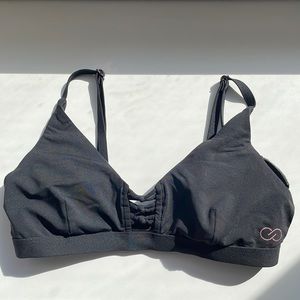 Black Knotted Bikini Top